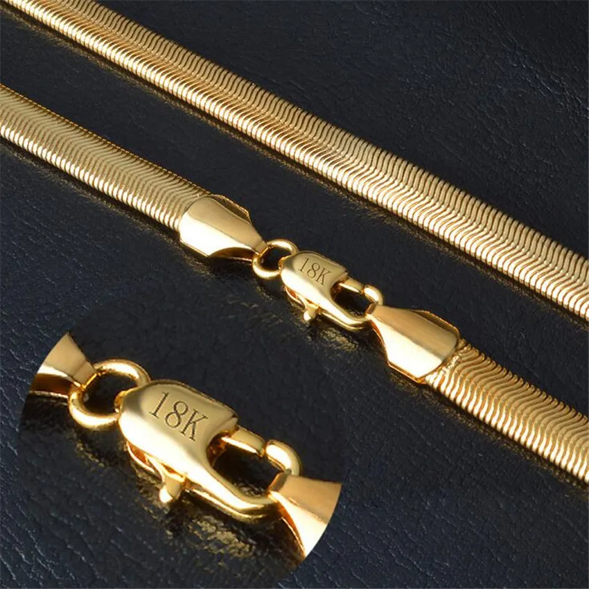 Gold chain rough necklace Hot Long Necklace Fashion Jewelry 18 K 6MM 50cm 20inch Men Chain Necklace Wholesale
Gold chain rough necklace Hot Long Necklace Fashion Jewelry 18 K 6MM 50cm 20inch Men Chain Necklace Wholesale