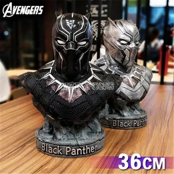 

2 Colour 1/2 Resin Bust Avengers 3 Captain America Civil War Black Panther Model Collection Statue Black Panther Action Figure