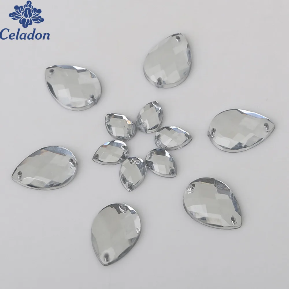 50-100Pcs 7X10mm/8X13mm/13X18mm Pick Size Acrylic Crystal Sew On Rhinestone, For Dancing Dress Clothing Craft Decoration
50-100Pcs 7X10mm/8X13mm/13X18mm Pick Size Acrylic Crystal Sew On Rhinestone, For Dancing Dress Clothing Craft Decoration