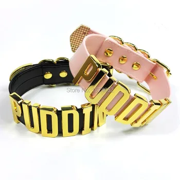 100% Handcrafted Cosplay Puddin Choker Harley Quinn Suicide Squad Movie Hallowen Costume Gold Letters Word Name Collar Necklace
100% Handcrafted Cosplay Puddin Choker Harley Quinn Suicide Squad Movie Hallowen Costume Gold Letters Word Name Collar Necklace