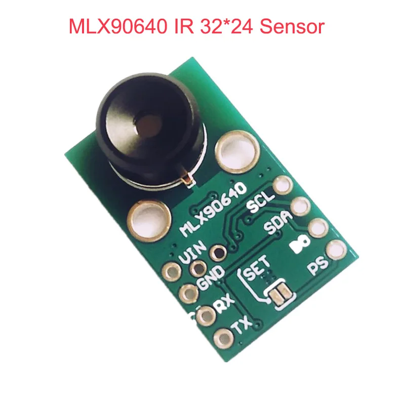 MLX90640 IR 32*24 Infrared Temperature Measuring Dot Matrix Sensor Breakout Thermal Imager Module MLX90640BAA MLX90640BAB
MLX90640 IR 32*24 Infrared Temperature Measuring Dot Matrix Sensor Breakout Thermal Imager Module MLX90640BAA MLX90640BAB