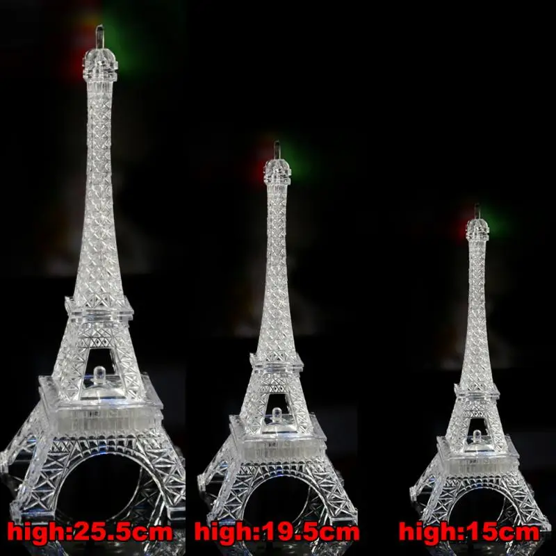 Miniature Colorful LED Eiffel Tower House Ornament Plastic Craft Miniatures Mini Fairy Garden Bonsai Jardin Terrarium Home Decor
Miniature Colorful LED Eiffel Tower House Ornament Plastic Craft Miniatures Mini Fairy Garden Bonsai Jardin Terrarium Home Decor