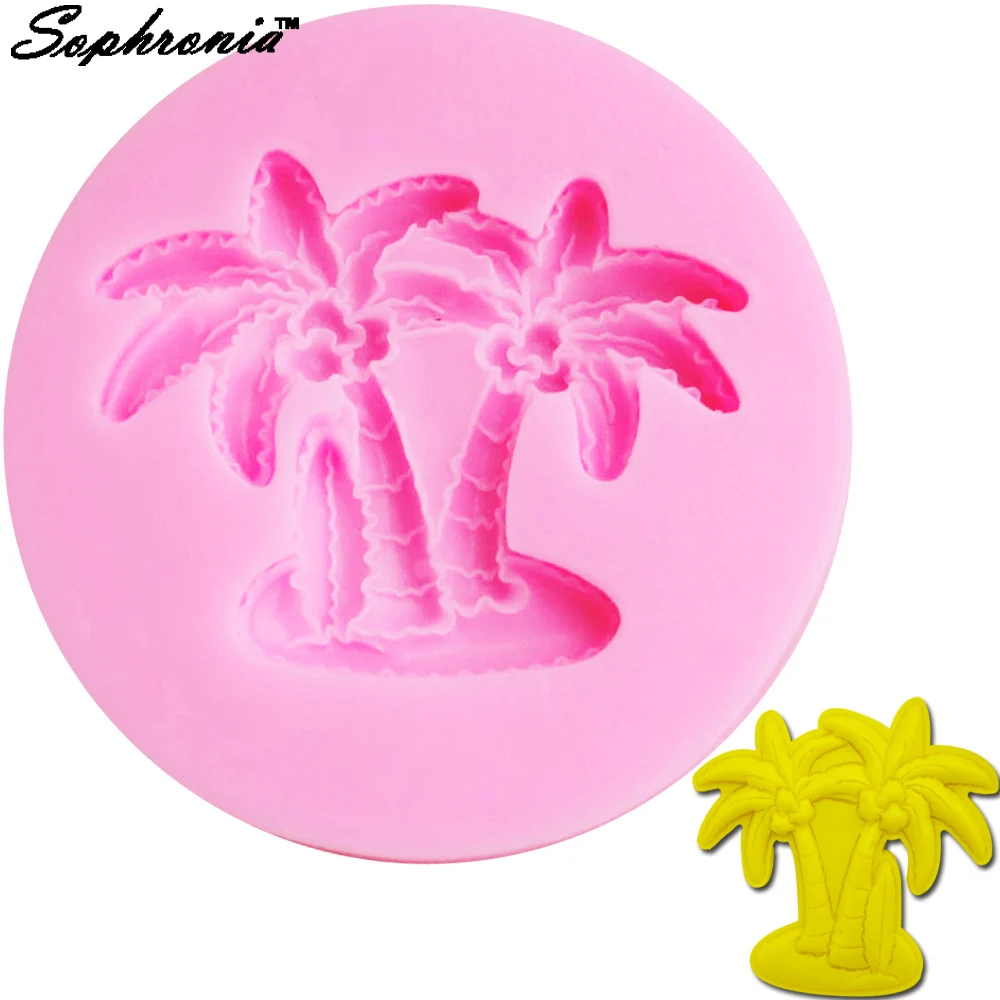 10PCS/SET Coconut trees Silicone Mold Chocolate Candy Silicone Cake 3D Sugar Craft Silicone Tool M525, 6.7*6.7*1cm
10PCS/SET Coconut trees Silicone Mold Chocolate Candy Silicone Cake 3D Sugar Craft Silicone Tool M525, 6.7*6.7*1cm