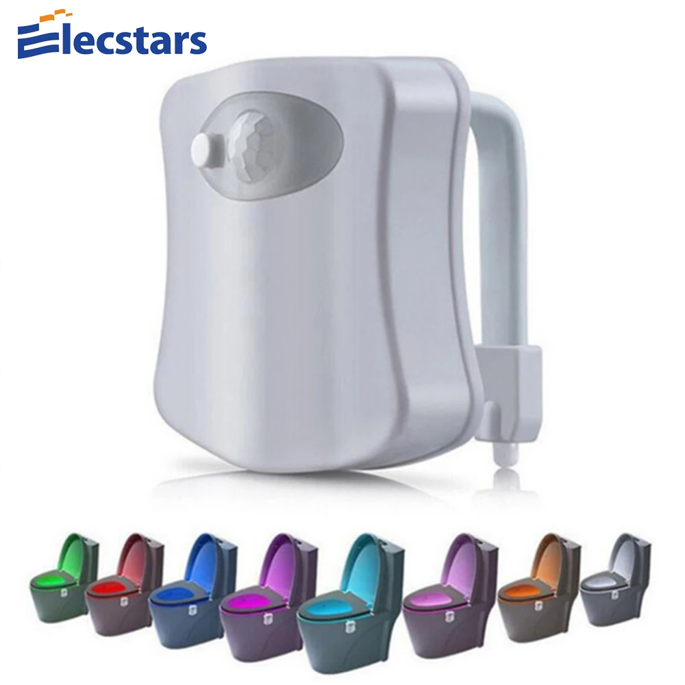 Elecstars Bathroom Toilet Led Night Light Human Motion Sensor Backlight For Toilets Bowl WC light Seat Lighting
Elecstars Bathroom Toilet Led Night Light Human Motion Sensor Backlight For Toilets Bowl WC light Seat Lighting