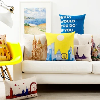 Impression Travel Pastoral Landscape Letters Pillow Home Decorative Pillow Thick Linen Pillowcase Sofa Cushion
Impression Travel Pastoral Landscape Letters Pillow Home Decorative Pillow Thick Linen Pillowcase Sofa Cushion
