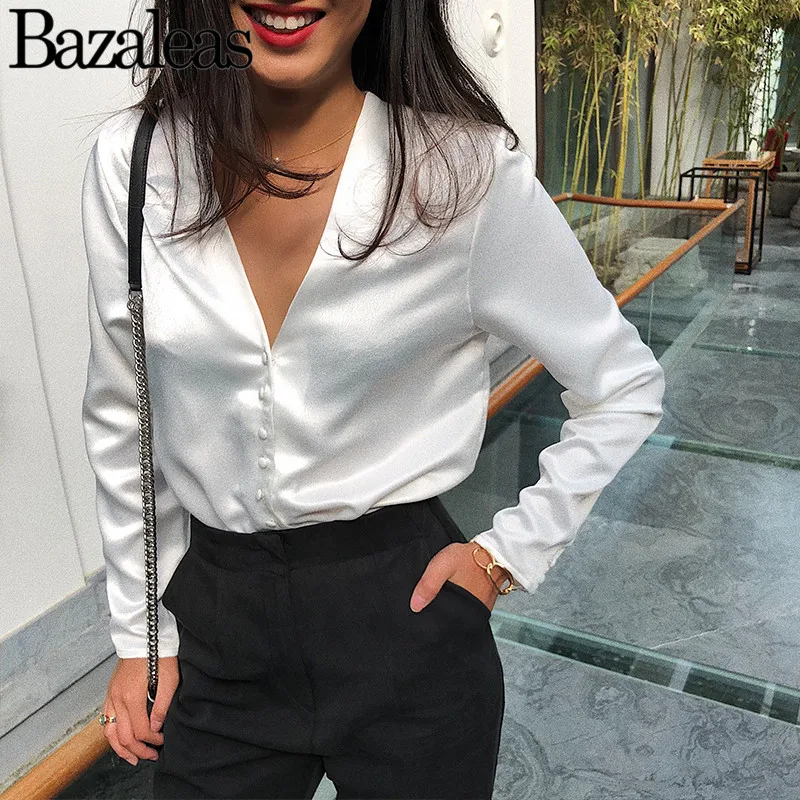 Bazaleas Deep V Neck jumpsuits for women 2018 Basic Women bodysuit Center Buttons Playsuits Sexy Slim rompers jumpsuit Casual
Bazaleas Deep V Neck jumpsuits for women 2018 Basic Women bodysuit Center Buttons Playsuits Sexy Slim rompers jumpsuit Casual