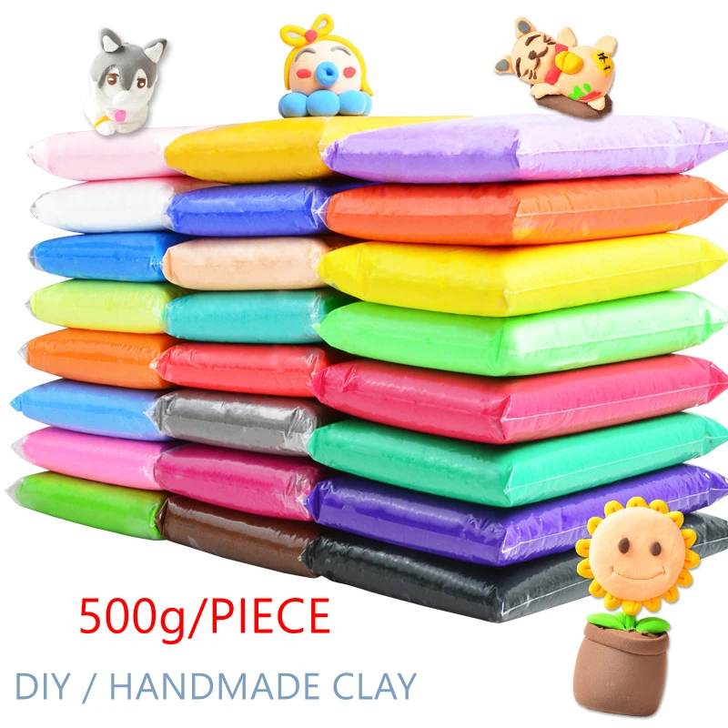 Ultralight Clay 500g 24 Colors Handmade Educational Toy Colorful Plasticine Polymer Creative DIY Clay Toy Kid Girl Birthday Gift
Ultralight Clay 500g 24 Colors Handmade Educational Toy Colorful Plasticine Polymer Creative DIY Clay Toy Kid Girl Birthday Gift