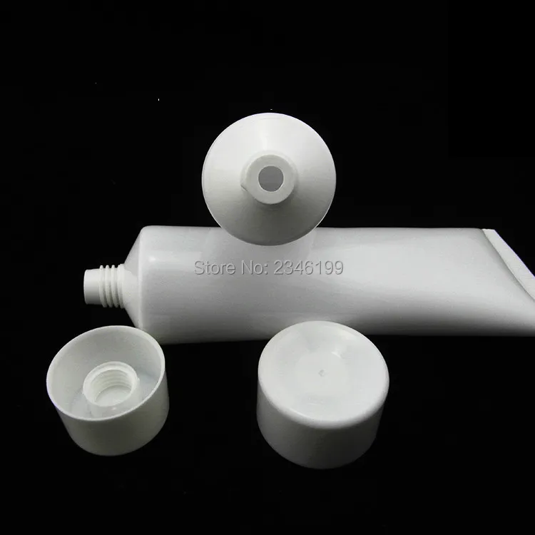Empty Hand Cream Plastic Cosmetic Hose Soft Tube Facial Cleanser 80ml Empty Soft Tube Skin Care Products Packaging 80g