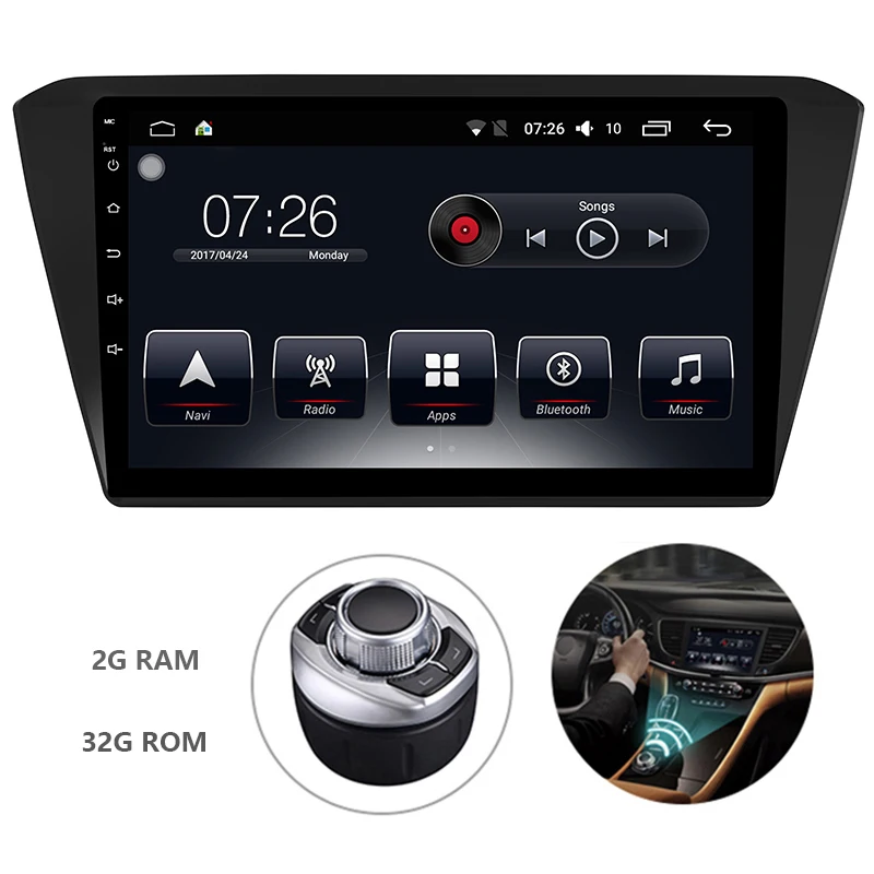 Android 7 1 Автомобильный мультимедийный dvd плеер для Skoda Superb 2015 2018 GPS навигационная