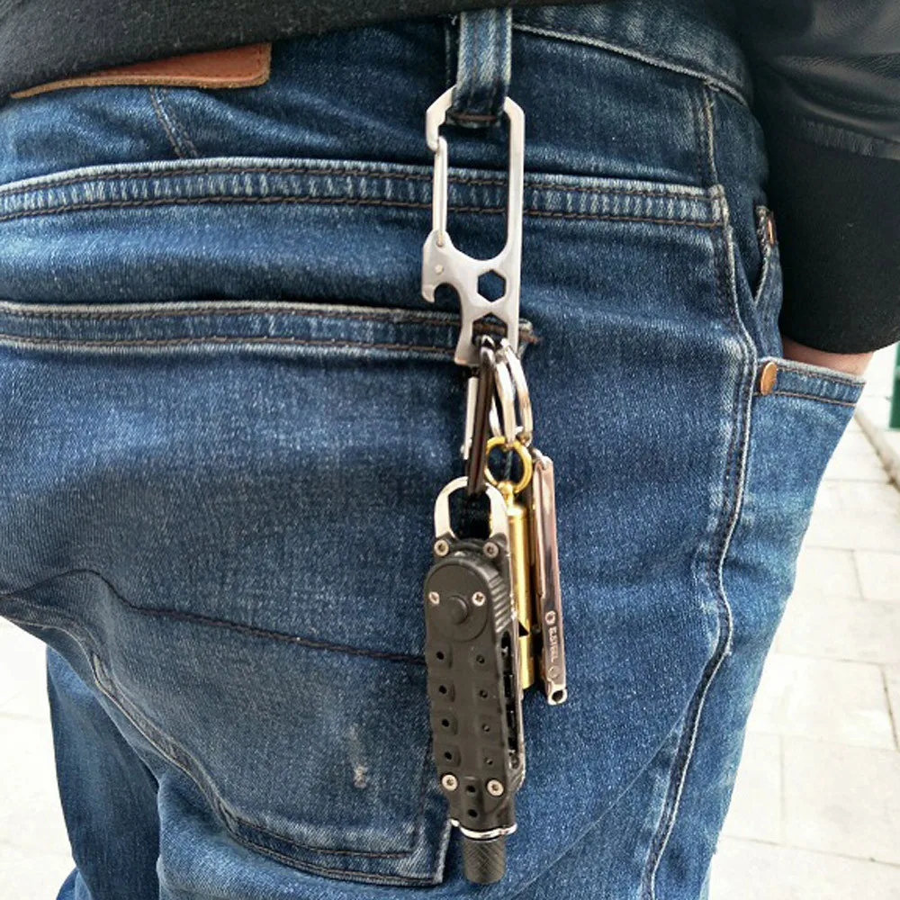 ISHOWTIENDA survival tool outdoor camping Bottle Open Climbing Clasp Screwdriver Multifunction Tools EDC Camping Keychain#25
ISHOWTIENDA survival tool outdoor camping Bottle Open Climbing Clasp Screwdriver Multifunction Tools EDC Camping Keychain#25