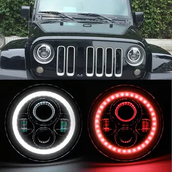 2pcs White - Red DRL Headlight 7" moto Projector Headlight for Hummer H2 Jeep Wrangler JK 2D/4D
2pcs White - Red DRL Headlight 7" moto Projector Headlight for Hummer H2 Jeep Wrangler JK 2D/4D
