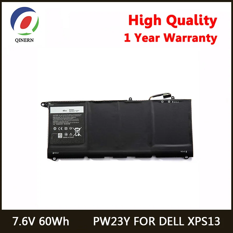 PW23Y Internal Battery 7.6V 60Wh for Dell XPS 13 9360 13-9360-D1605G Series Laptop TP1GT 0TP1GT RNP72 0RNP72
PW23Y Internal Battery 7.6V 60Wh for Dell XPS 13 9360 13-9360-D1605G Series Laptop TP1GT 0TP1GT RNP72 0RNP72