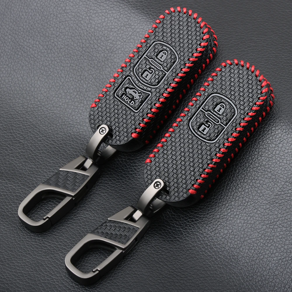 Carbon Fiber Pattern Leather Car Key Case Protect for Mazda 2 3 5 6 CX-3 CX-4 CX-5 CX-7 CX-9 Atenza Axela MX5 Fob Cover Set
Carbon Fiber Pattern Leather Car Key Case Protect for Mazda 2 3 5 6 CX-3 CX-4 CX-5 CX-7 CX-9 Atenza Axela MX5 Fob Cover Set