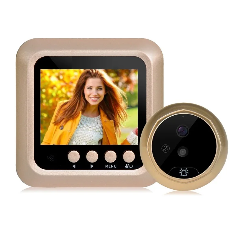 Video peephole camera door eye 2.4 inch TFT LCD IR Night Vision Photos Taking Video Recording door peephole video eye Max 32GB
Video peephole camera door eye 2.4 inch TFT LCD IR Night Vision Photos Taking Video Recording door peephole video eye Max 32GB