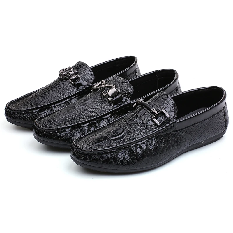 Driving Shoes Men loafers leather Shoes Breathable Adult Lazy Crocodile pattern Casual Flats Shoes hard wearing Walking Footwear
Driving Shoes Men loafers leather Shoes Breathable Adult Lazy Crocodile pattern Casual Flats Shoes hard wearing Walking Footwear
