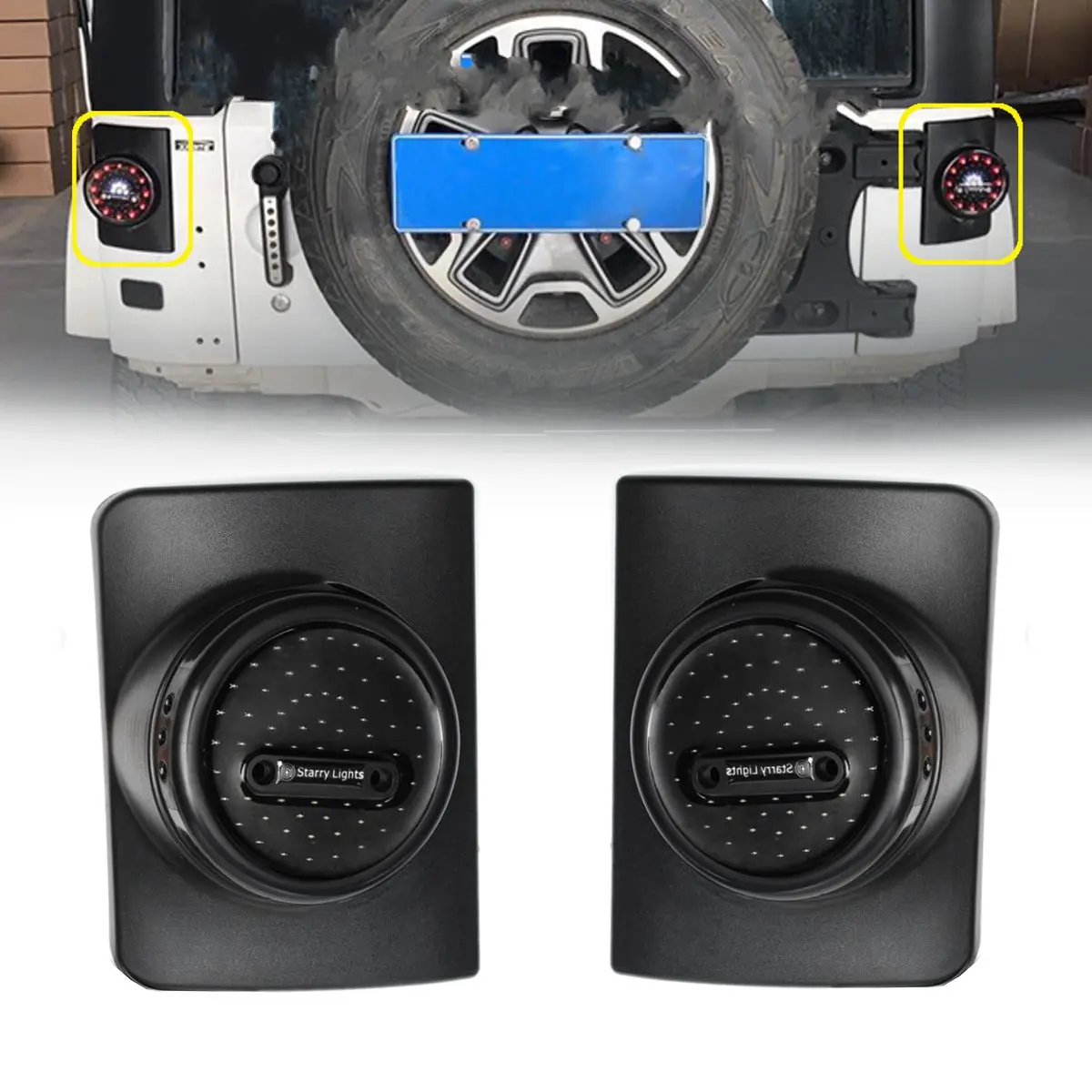Pair For Jeep/Wrangler JK LED Rear Tail Brake DRL Light Reversing Lamp USA Model 80W 6000K 6500LM Red White 2011 2012 2013 2014
Pair For Jeep/Wrangler JK LED Rear Tail Brake DRL Light Reversing Lamp USA Model 80W 6000K 6500LM Red White 2011 2012 2013 2014