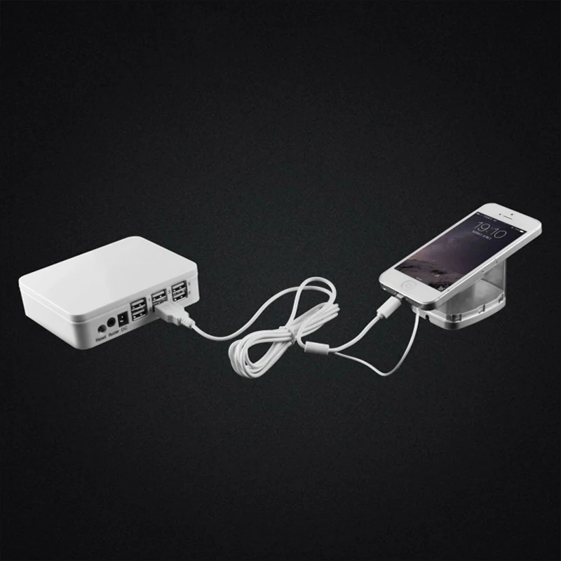 6 port retail phone security stand tablet alarm device phone burglar alarm anti theft display for Apple,Samsung phone tablet
6 port retail phone security stand tablet alarm device phone burglar alarm anti theft display for Apple,Samsung phone tablet