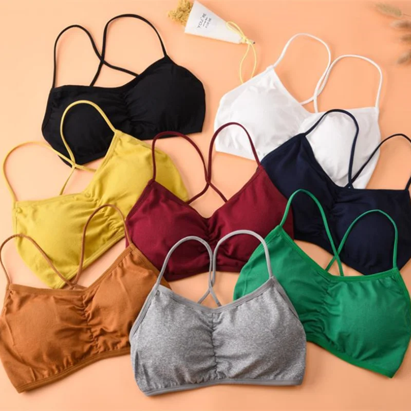 Comfortable Simple Solid Cotton Soft Sexy Women Bra Tops Sexy Wire Free Seamless Bras Beauty back Female Lingerie Push Up Bra
Comfortable Simple Solid Cotton Soft Sexy Women Bra Tops Sexy Wire Free Seamless Bras Beauty back Female Lingerie Push Up Bra