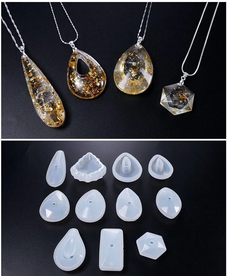 New stereoscopic pendant silicone resin mold crystal necklace DIY jewelry Earring with holes mirror liquid epoxy mold gift
New stereoscopic pendant silicone resin mold crystal necklace DIY jewelry Earring with holes mirror liquid epoxy mold gift