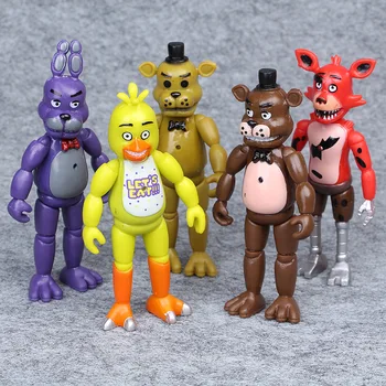 14cm Anime 5pcs/lot Five Nights At Freddy's Action Figure PVC FNAF Bonnie Foxy Freddy Fazbear Bear Figures Dolls Toys Model
14cm Anime 5pcs/lot Five Nights At Freddy's Action Figure PVC FNAF Bonnie Foxy Freddy Fazbear Bear Figures Dolls Toys Model