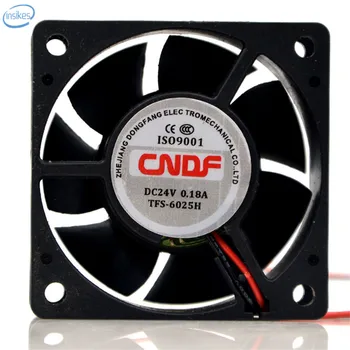 TFS-6025H Axial Flow Inverter Cooling Fan DC 24V 0.18A 6025 6cm 60*60*25mm 2 Wires
TFS-6025H Axial Flow Inverter Cooling Fan DC 24V 0.18A 6025 6cm 60*60*25mm 2 Wires
