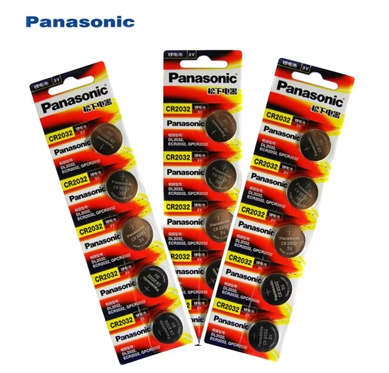 15pcs Panasonic Original cr2032 Button Cell Batteries 3V Coin Lithium Battery For Watch Remote Control Calculator cr2032
15pcs Panasonic Original cr2032 Button Cell Batteries 3V Coin Lithium Battery For Watch Remote Control Calculator cr2032