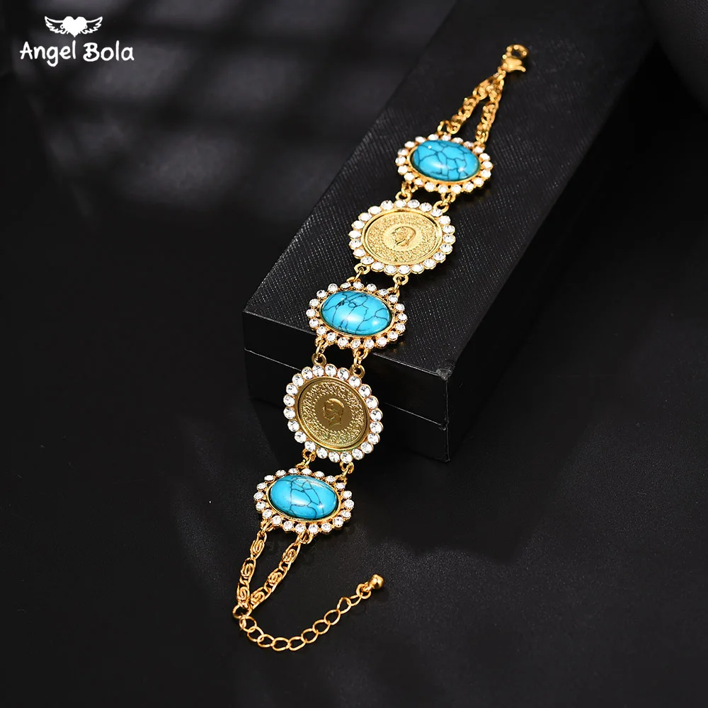 21+5cm Crystal Allah Coin Bracelet for Women Men Gold Color Turkey Muslim Islam Bangle Arab Turks Jewelry Middle East African
21+5cm Crystal Allah Coin Bracelet for Women Men Gold Color Turkey Muslim Islam Bangle Arab Turks Jewelry Middle East African