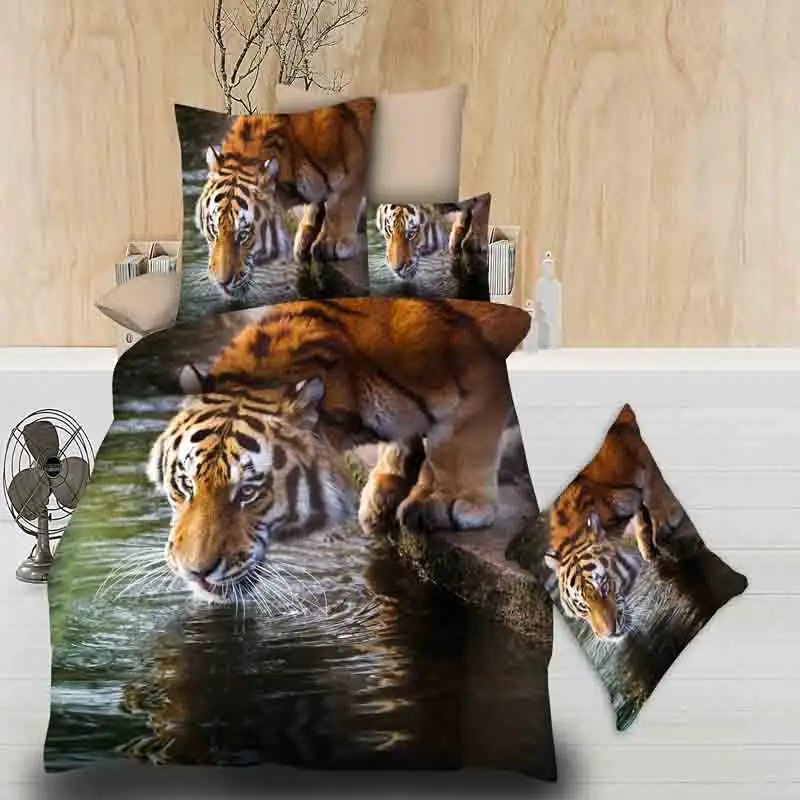 Luxury Smart 3d bedding set bedclothes 4pcs bed set Duvet Cover flat sheet Home Textiles pillowcase Queen size Animal Tiger
Luxury Smart 3d bedding set bedclothes 4pcs bed set Duvet Cover flat sheet Home Textiles pillowcase Queen size Animal Tiger