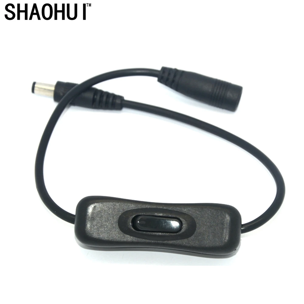 Black New DC Connectors Cable with Switch, Male/Female DC Power Jack Wire for LED Strip 50 pcs/lot
Black New DC Connectors Cable with Switch, Male/Female DC Power Jack Wire for LED Strip 50 pcs/lot