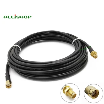 RP-SMA Male to RP-SMA Female Bulkhead Mount Low Loss LMR195 WiFi Antenna Extension Cable for Wireless PCI WiFi Router Booster
RP-SMA Male to RP-SMA Female Bulkhead Mount Low Loss LMR195 WiFi Antenna Extension Cable for Wireless PCI WiFi Router Booster