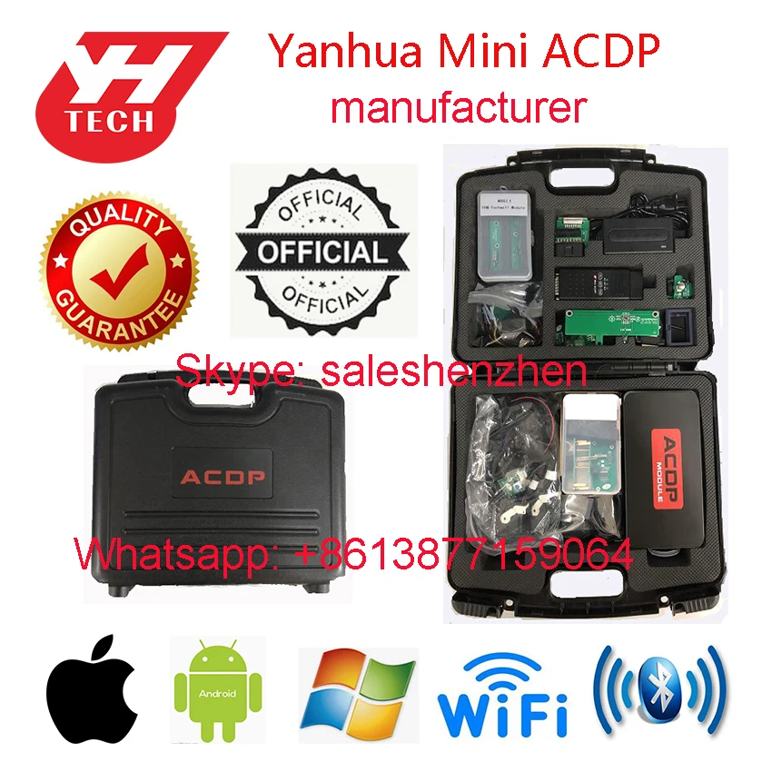 Yanhua Manufacturer Mini ACDP Full Package for BMW CAS FEM BDC Key Program/mileage reset DME ISN code refresh key FRM no solder
Yanhua Manufacturer Mini ACDP Full Package for BMW CAS FEM BDC Key Program/mileage reset DME ISN code refresh key FRM no solder