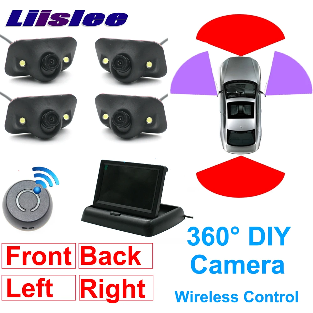 Liislee Car Front Back Left Right Camera Cigarette Power Variable Channel Blind Spots Invisible Areas Copilot Camera Monitor
Liislee Car Front Back Left Right Camera Cigarette Power Variable Channel Blind Spots Invisible Areas Copilot Camera Monitor