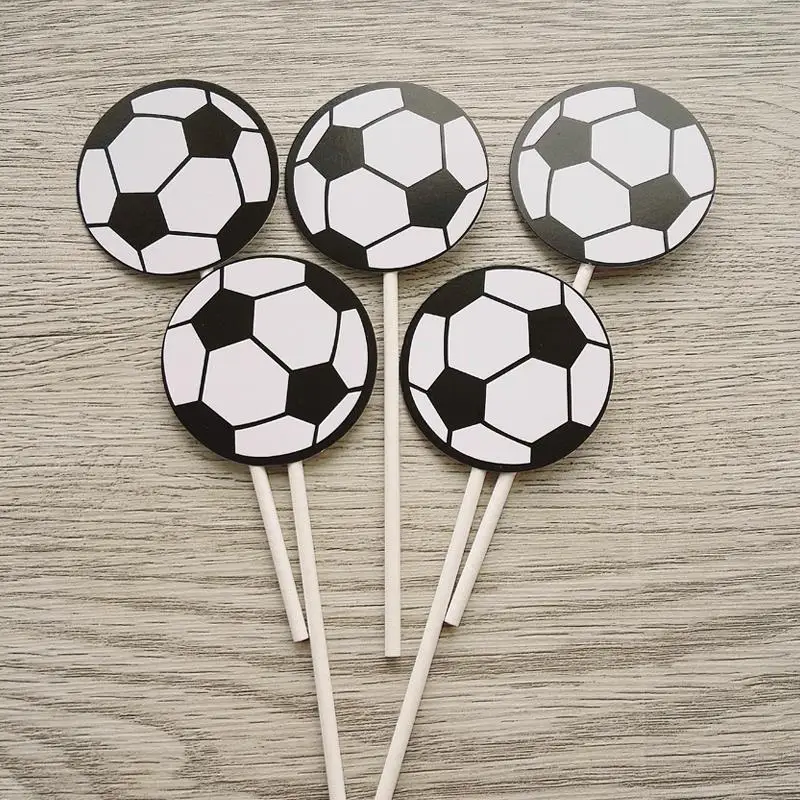 20pcs/Lot Football Cake Toppers Fruit Picker Birthday Wedding Party Supplies Football Cake Topper
20pcs/Lot Football Cake Toppers Fruit Picker Birthday Wedding Party Supplies Football Cake Topper
