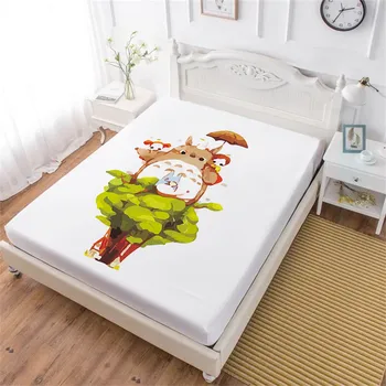 Cartoon Totoro Bed Sheet Green Tree Print Fitted Sheet Twin Full King Queen Bedding Simple Bedclothes Deep Pocket Home Decor D30
Cartoon Totoro Bed Sheet Green Tree Print Fitted Sheet Twin Full King Queen Bedding Simple Bedclothes Deep Pocket Home Decor D30