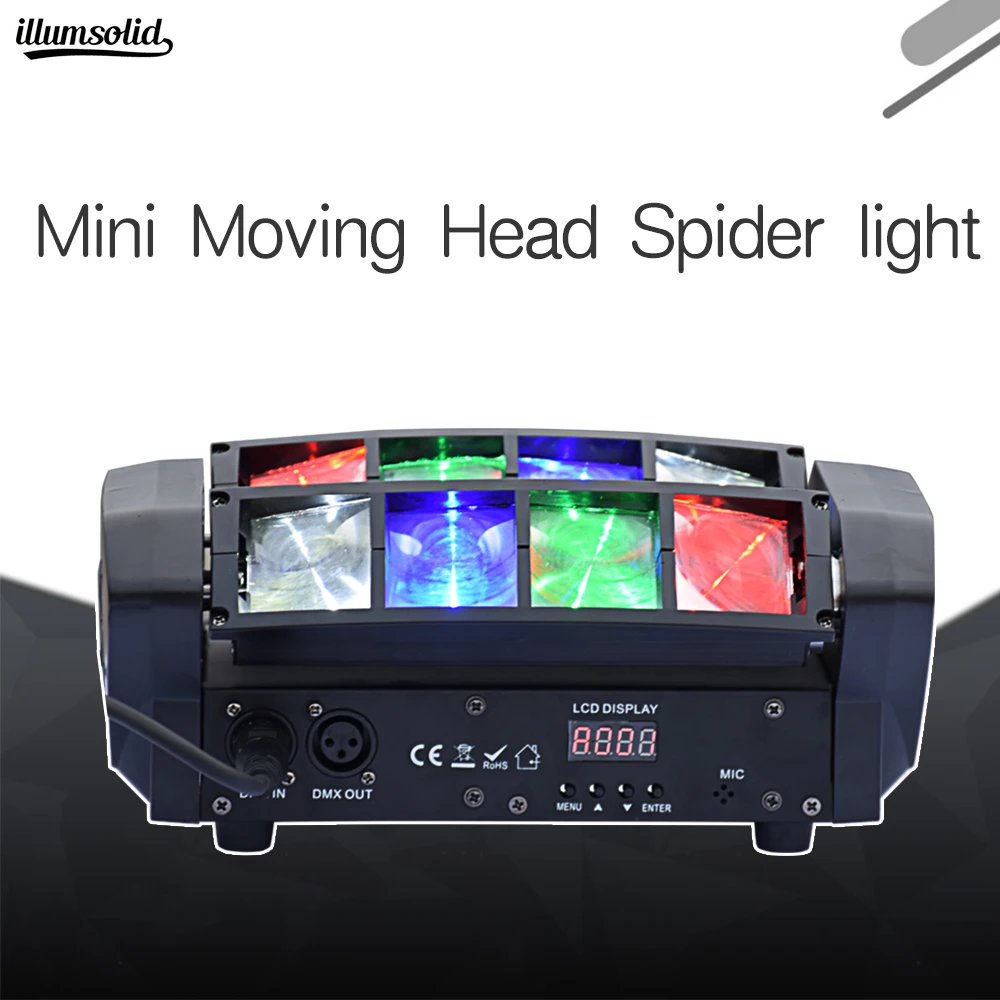 8x6w Mini Moving Head Light For Christmas Parties Wedding Birthday Concert Lighting
8x6w Mini Moving Head Light For Christmas Parties Wedding Birthday Concert Lighting