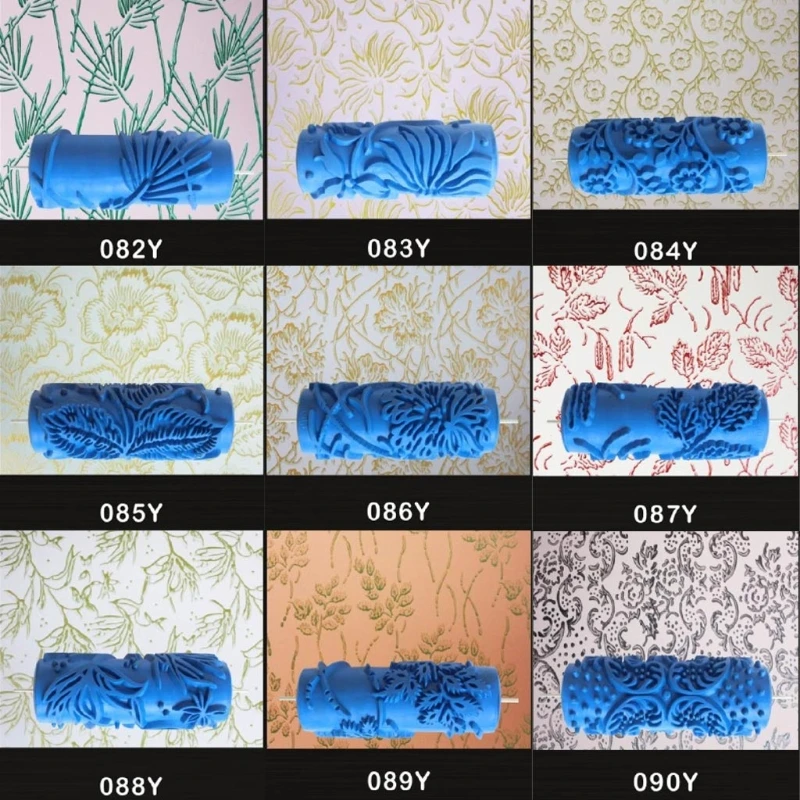 5" Embossed Paint Roller Sleeve Wall Texture Stencil Brush Pattern Decor qiang 5" Embossed Paint Roller Sleeve Wall Texture Stencil Brush Pattern Decor qiang