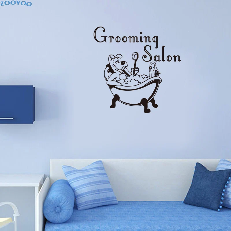 ZOOYOO A Dog Takes A Bath Wall Stickers For The Bathroom Grooming Salon Pet Shop Wall Decals Removable Vinyl Home Decor
ZOOYOO A Dog Takes A Bath Wall Stickers For The Bathroom Grooming Salon Pet Shop Wall Decals Removable Vinyl Home Decor