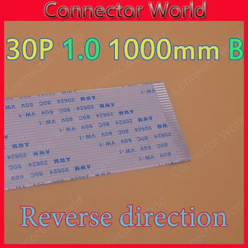 50pcs 30pin reverse direction New FFC FPC flat flexible cable 1.0mm pitch 30 pin Length 100cm 1000mm Ribbon Flex Cable
50pcs 30pin reverse direction New FFC FPC flat flexible cable 1.0mm pitch 30 pin Length 100cm 1000mm Ribbon Flex Cable