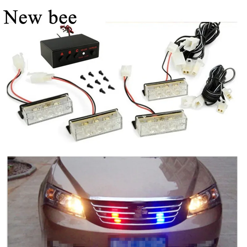Newbee Blue / Red / Yellow / White Flashing Controller Box Flash Strobe Light Emergency Driving Lamp 12V for Car Motorcycle
Newbee Blue / Red / Yellow / White Flashing Controller Box Flash Strobe Light Emergency Driving Lamp 12V for Car Motorcycle