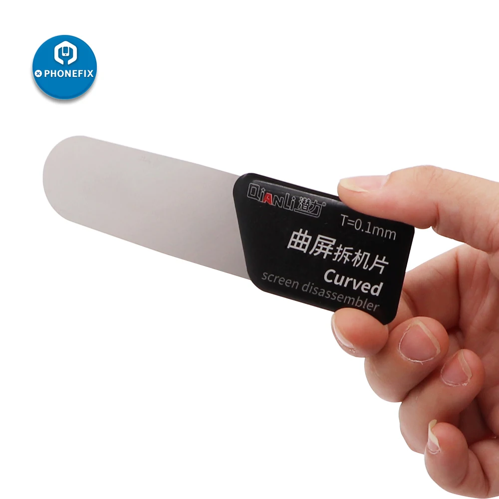 Qianli Curved Stainless Steel Pry Opening Thin Blade LCD Screen Opening Hand Tool for Smart Phone Tablet Repair Spudger
Qianli Curved Stainless Steel Pry Opening Thin Blade LCD Screen Opening Hand Tool for Smart Phone Tablet Repair Spudger