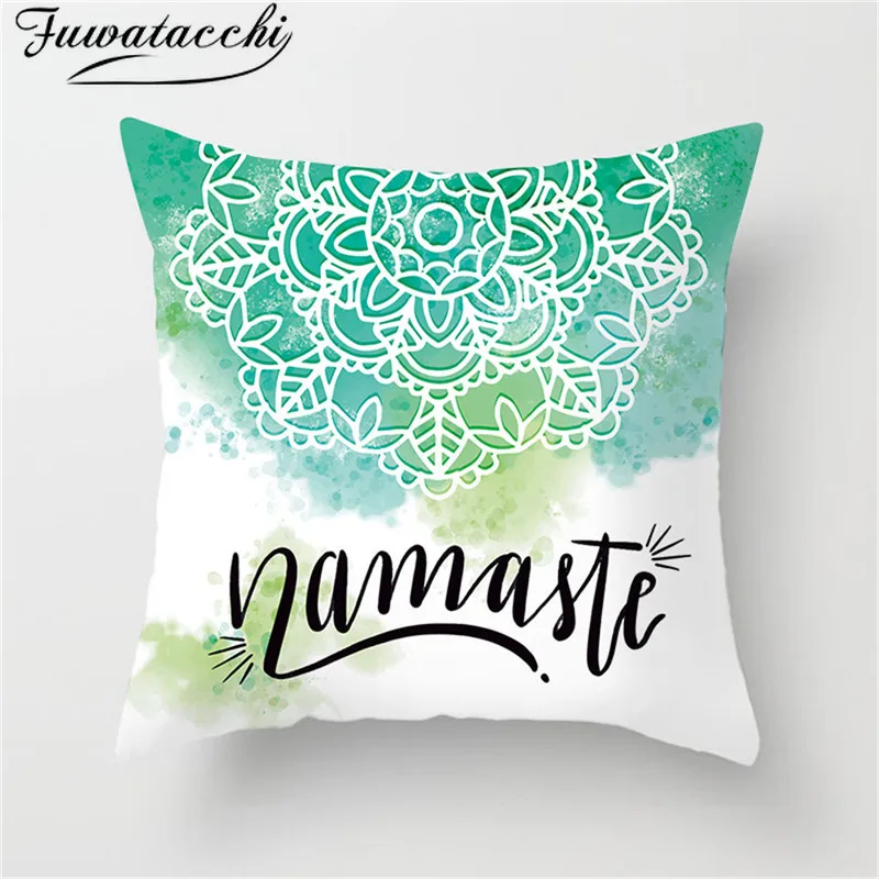 Fuwatacchi Mandala Flower Painting Cushion Cover Blue Ocean Flower Throw Pillows Cover Home Decor Sofa Decorative Pillows Case
Fuwatacchi Mandala Flower Painting Cushion Cover Blue Ocean Flower Throw Pillows Cover Home Decor Sofa Decorative Pillows Case