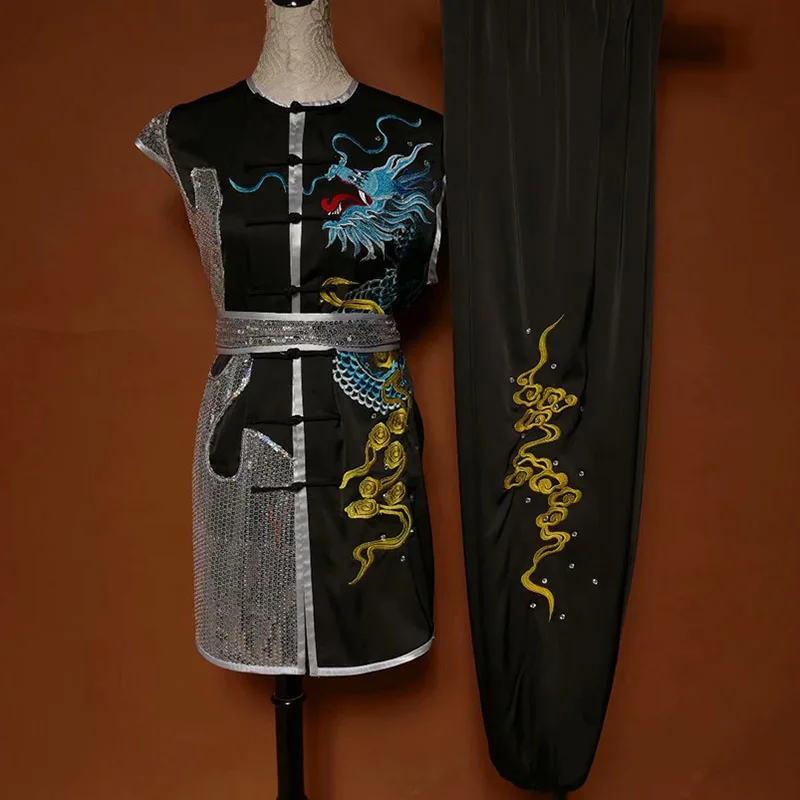 wushu taichi taiji clothes changquan uniform Martial arts competition clothing embroidered kungfu nanquan taolu clothes uniform
wushu taichi taiji clothes changquan uniform Martial arts competition clothing embroidered kungfu nanquan taolu clothes uniform