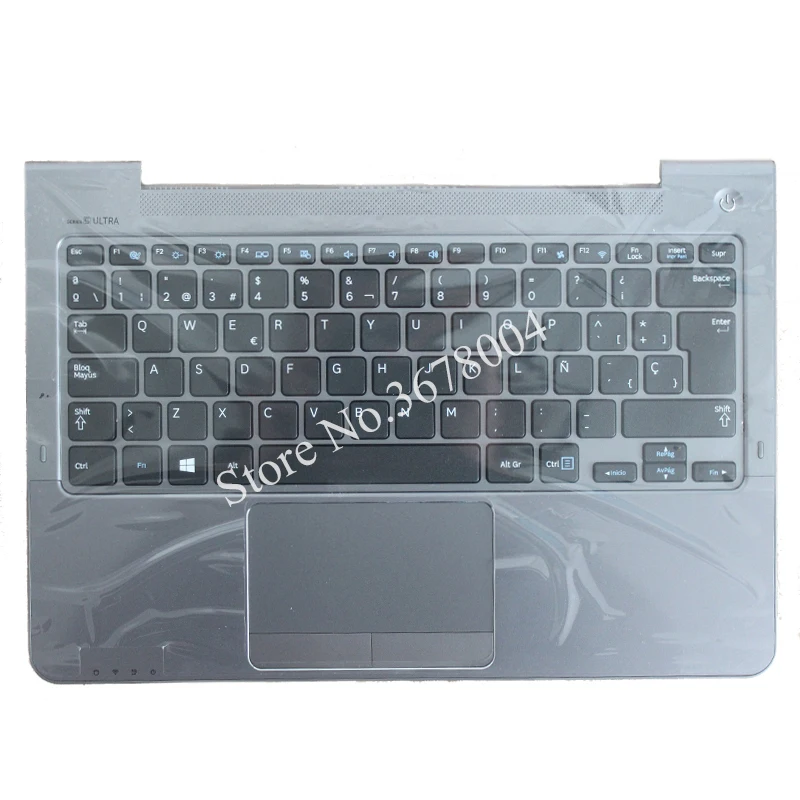 SP For Samsung NP530U3C NP530U3B NP535U3C 530U3B 530U3C NP540U3 NP532U3C NP532U3A Spanish keyboard gray palmrest cover
SP For Samsung NP530U3C NP530U3B NP535U3C 530U3B 530U3C NP540U3 NP532U3C NP532U3A Spanish keyboard gray palmrest cover