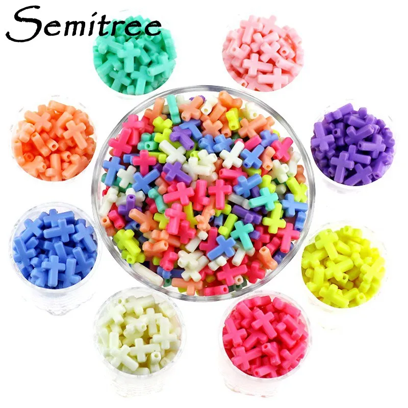 100Pcs 13*16mm Mixed Candy Color Acrylic Cross Charm Spacer Beads for Kids DIY Necklace Bracelet Jewelry Making Accessories
100Pcs 13*16mm Mixed Candy Color Acrylic Cross Charm Spacer Beads for Kids DIY Necklace Bracelet Jewelry Making Accessories