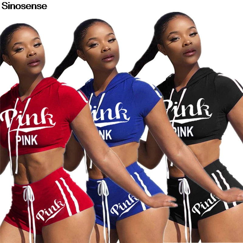 New Summer 2 Piece Pink Outfits 2019 Solid Red Black Crop Top Hoodie+Shorts Set Casual Sportswear Tracksuit Women Two Piece Set
New Summer 2 Piece Pink Outfits 2019 Solid Red Black Crop Top Hoodie+Shorts Set Casual Sportswear Tracksuit Women Two Piece Set