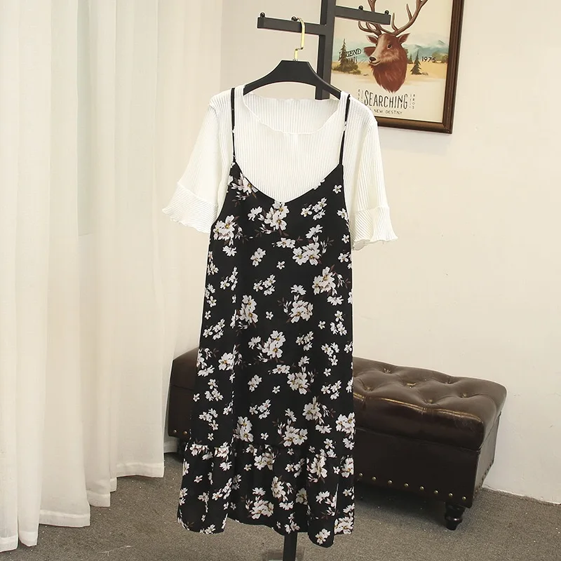 Ubetoku 2018spring women 2pieces dress short sleeve sweet camisole flower print dress white shirt plus size(qun62)
Ubetoku 2018spring women 2pieces dress short sleeve sweet camisole flower print dress white shirt plus size(qun62)