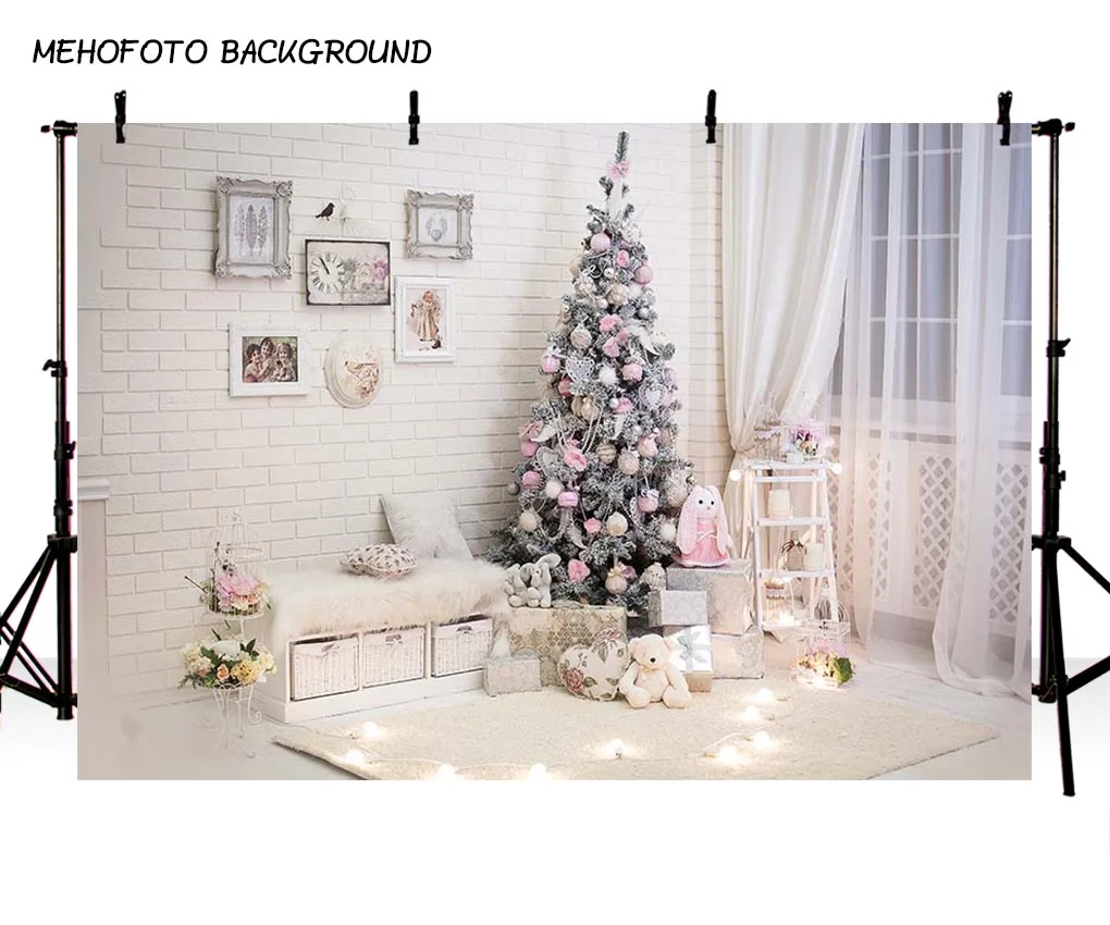 Christmas Vinyl Backgrounds Photography Christmas Tree Brick Wall Decor Indoor Family Party Children Backdrop Photocall Studio
Christmas Vinyl Backgrounds Photography Christmas Tree Brick Wall Decor Indoor Family Party Children Backdrop Photocall Studio