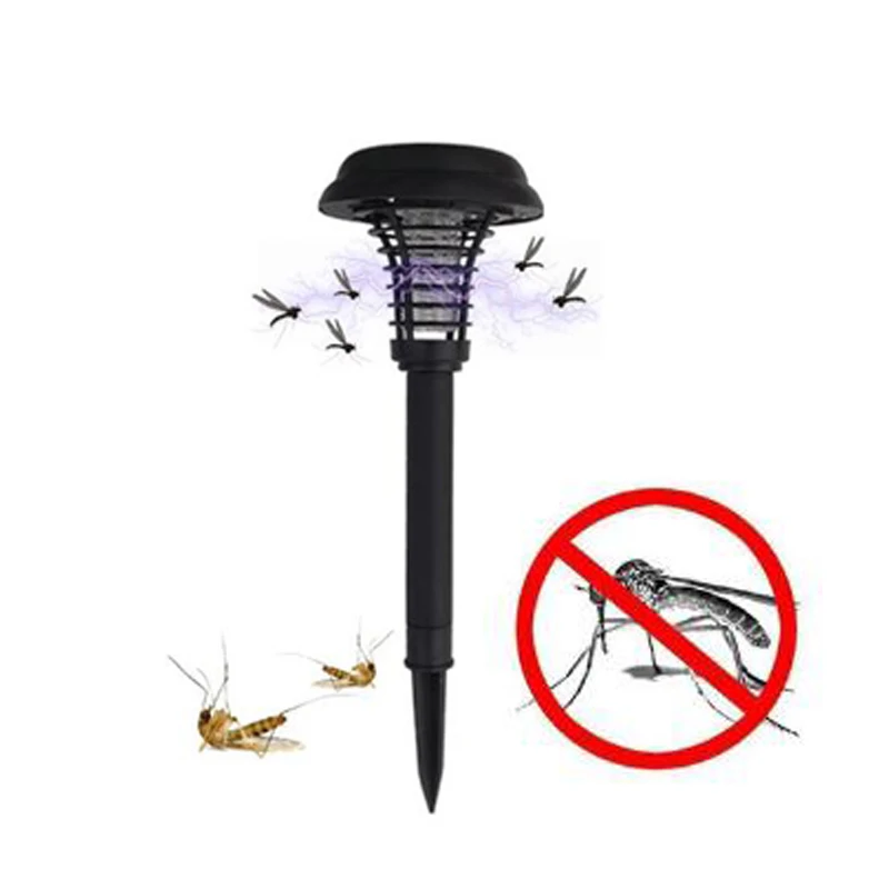 Solar Light Mosquito Killer LED Solar Lamp Waterproof Outdoor Garden Yard Lawn Walkway Lamps Bug Insect Light Black Killing Pest (9)