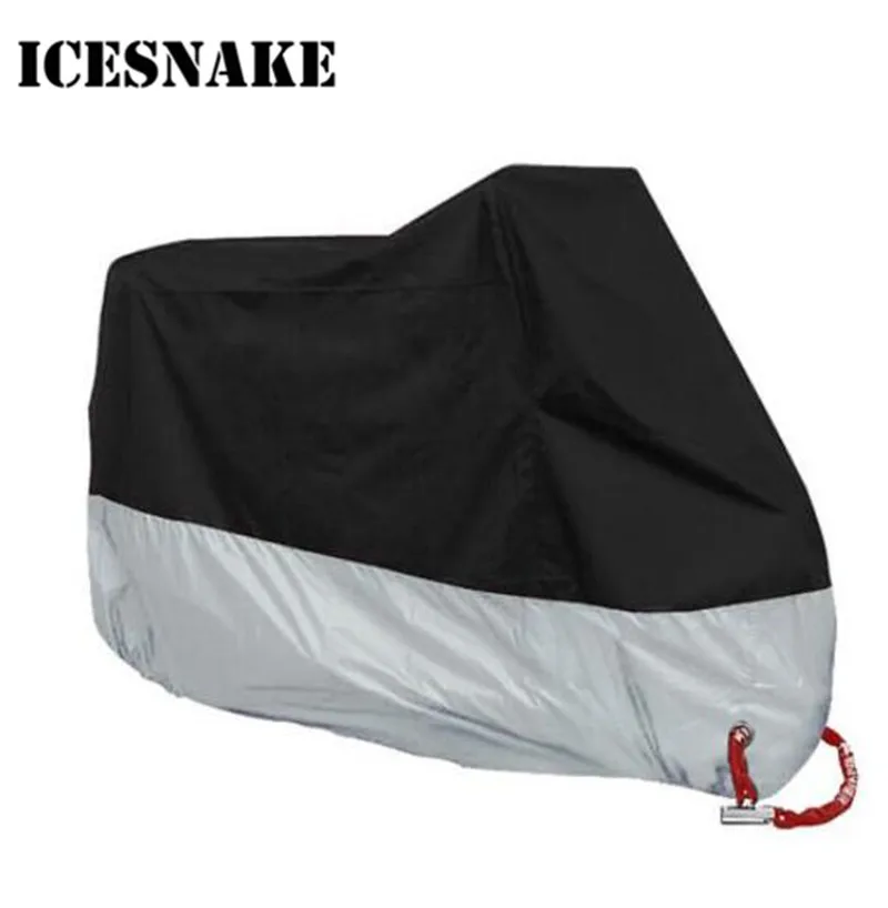 ICESNAKE Motorcycle Cover Outdoor Uv Protector Scooter Cover Bike Waterproof Dustproof Moto Rain Cover Indoor Lock-holes Design
ICESNAKE Motorcycle Cover Outdoor Uv Protector Scooter Cover Bike Waterproof Dustproof Moto Rain Cover Indoor Lock-holes Design