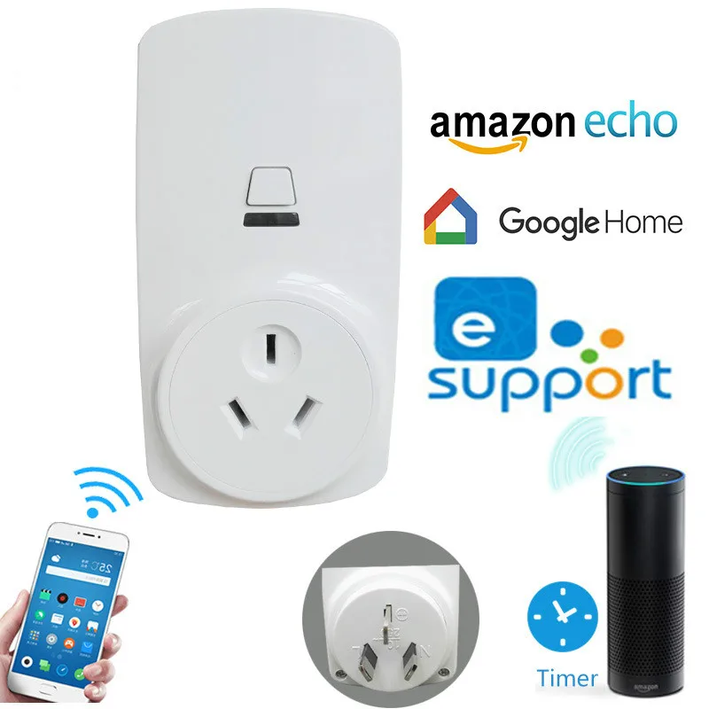 Intelligence WIFI Socket Australian regulations Remote control Switch timing Alexa Google home Australia
Intelligence WIFI Socket Australian regulations Remote control Switch timing Alexa Google home Australia